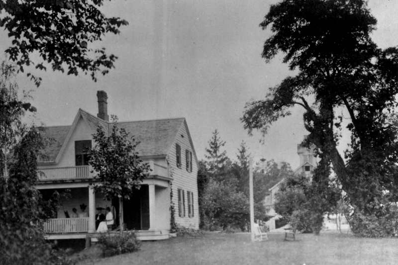 Cahoon House and Barn, Ca. 1900