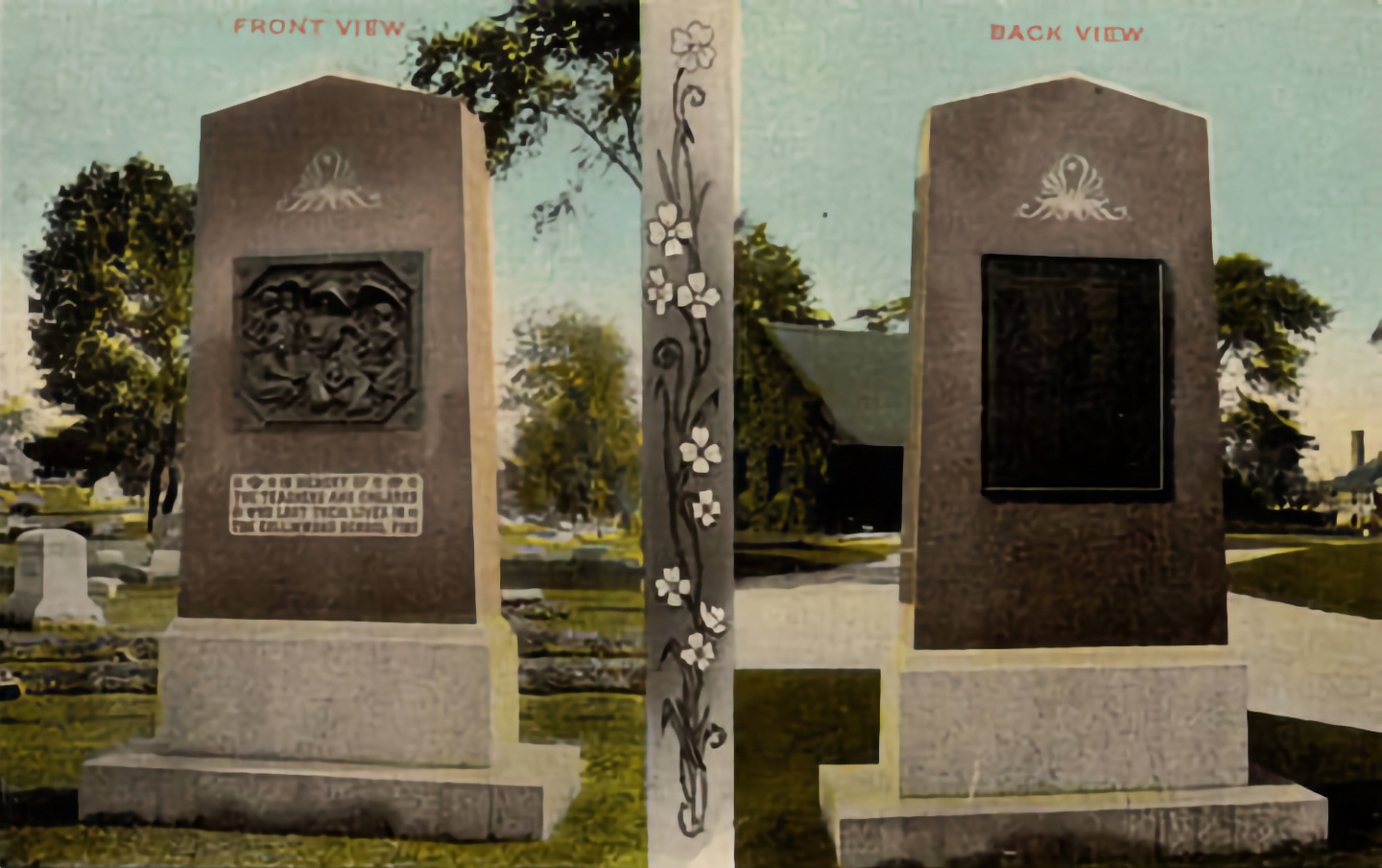 The Collinwood School Fire Monument, Lake View Cemetery