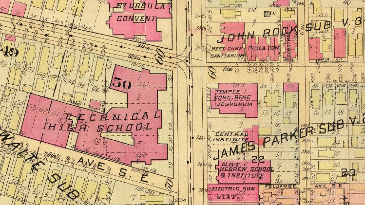 Detail from 1912 Atlas Map