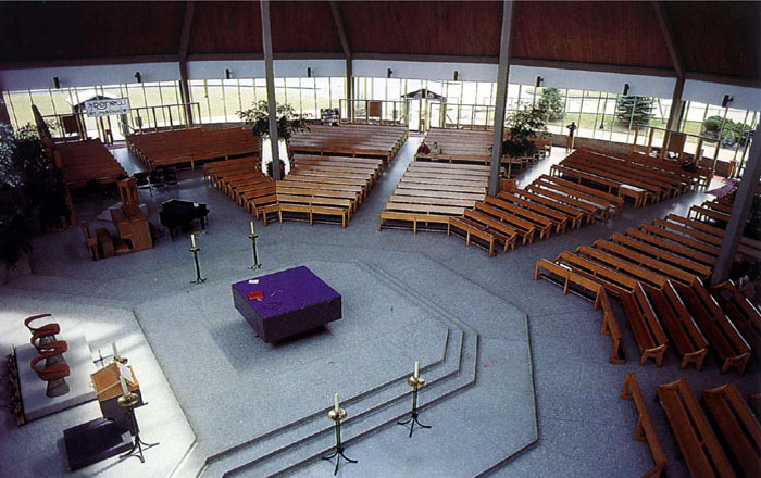 Interior of the St. Paschal Baylon Church