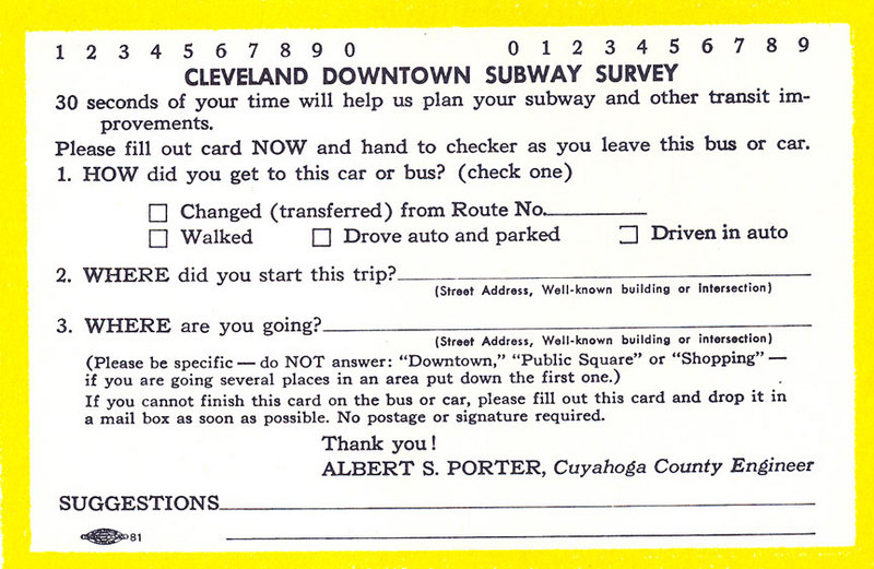 1955 Planning Survey