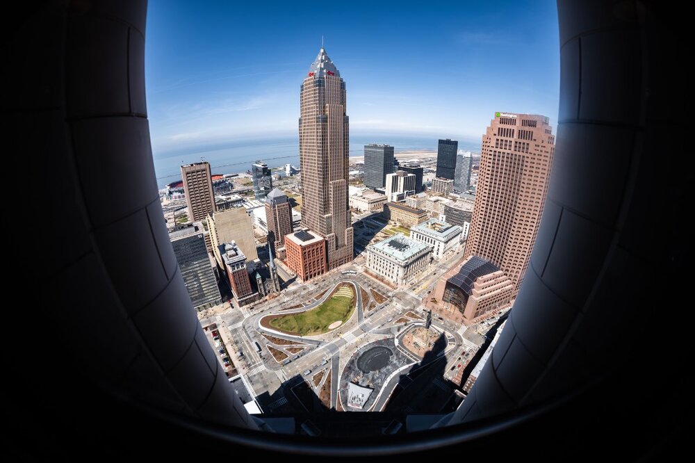 Fisheye Photo from Observation Deck