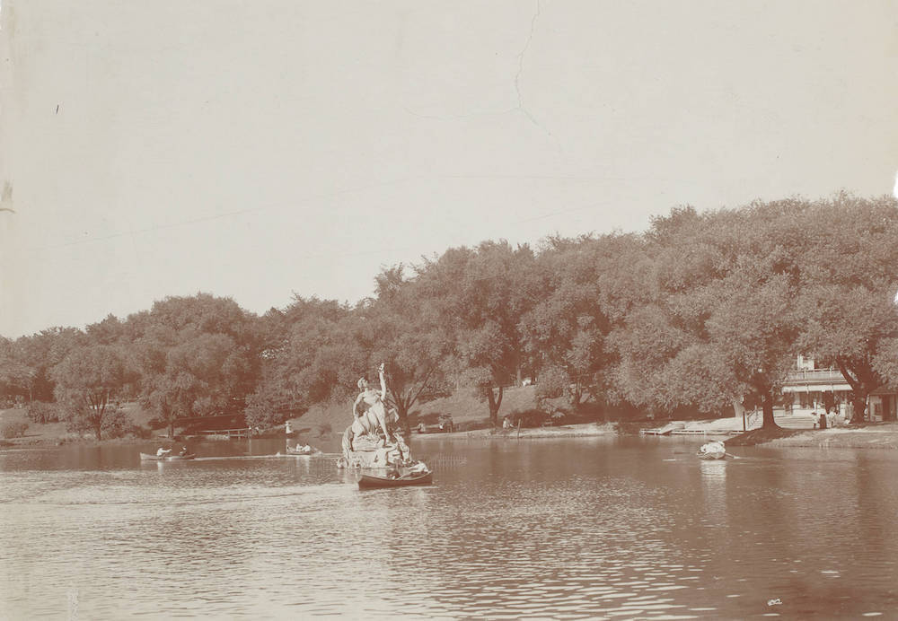 Wade Park Lagoon, c., 1900