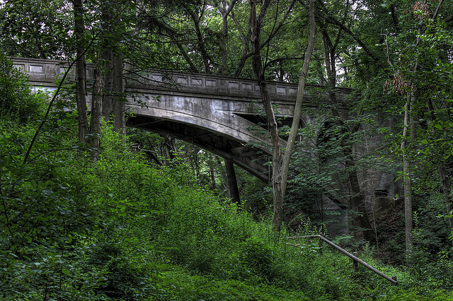 Lake Park Footbridge in Milwaukee