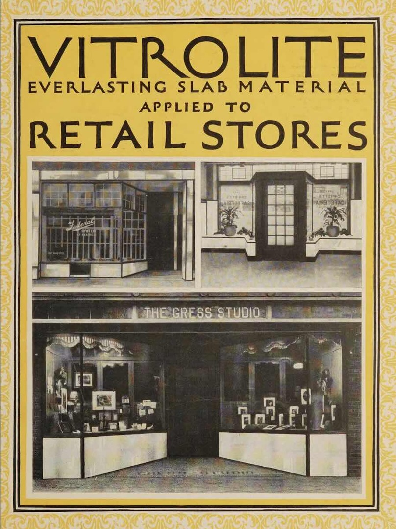 'Vitrolite for Storefronts' Catalog cover page