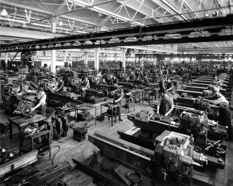 Workers and their Lathes