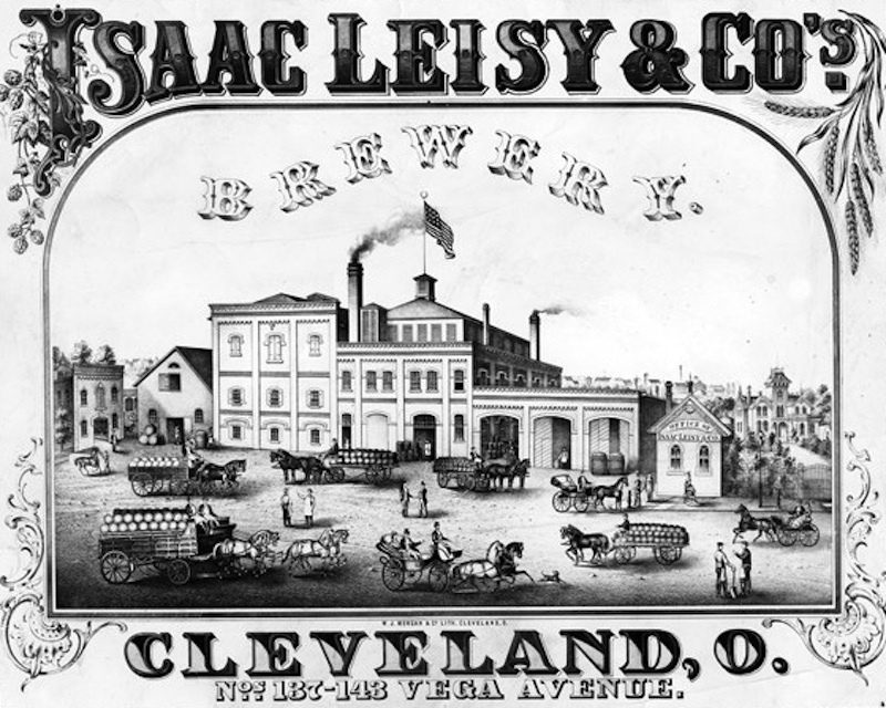 Leisy Brewery Lithograph