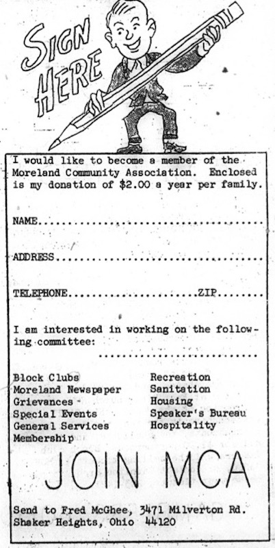 Community Membership, 1968