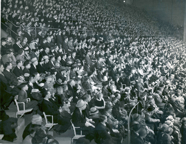 Spectators at the Arena, 1939