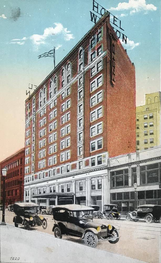 Early Postcard of Hotel Winton