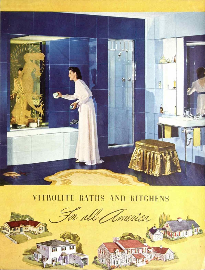 "Vitrolite Baths and Kitchens for All America" catalog cover