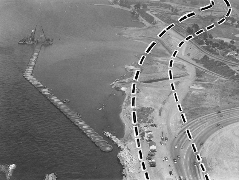 Expressway Route Through Gordon Park, 1951