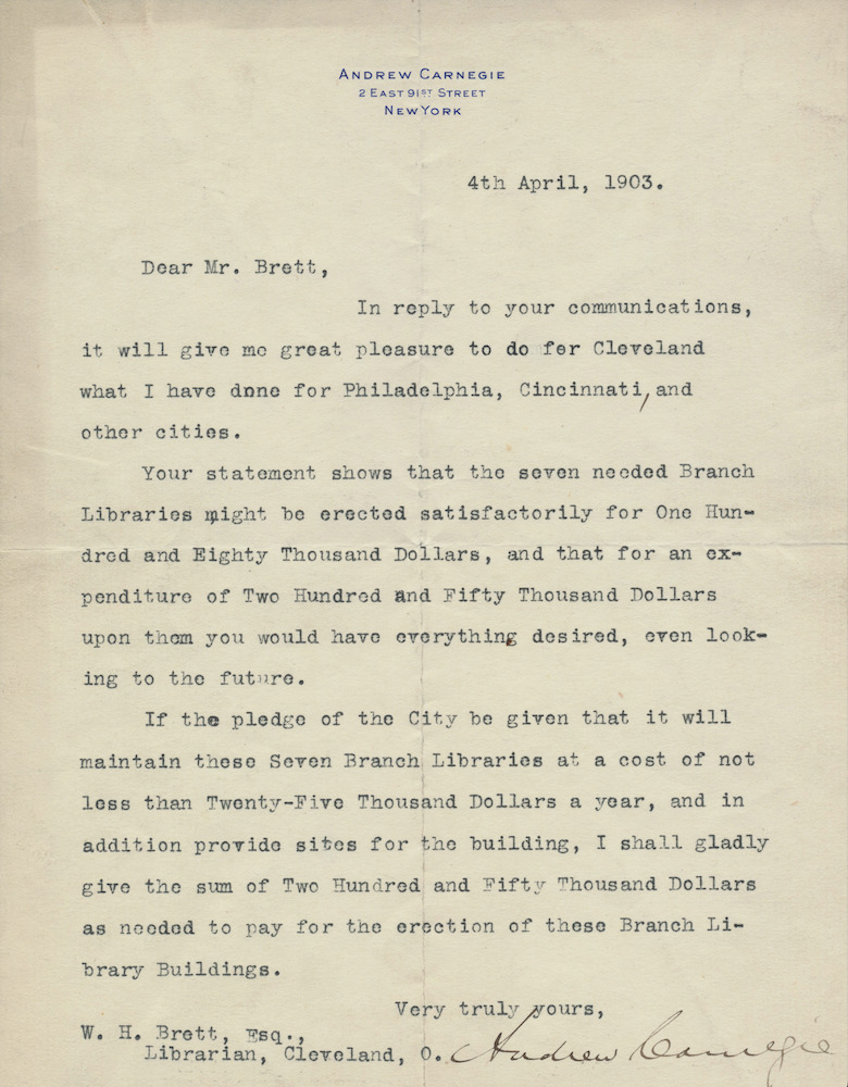 1903-04-04 Ltr from Andrew Carnegie to William H. Brett.png