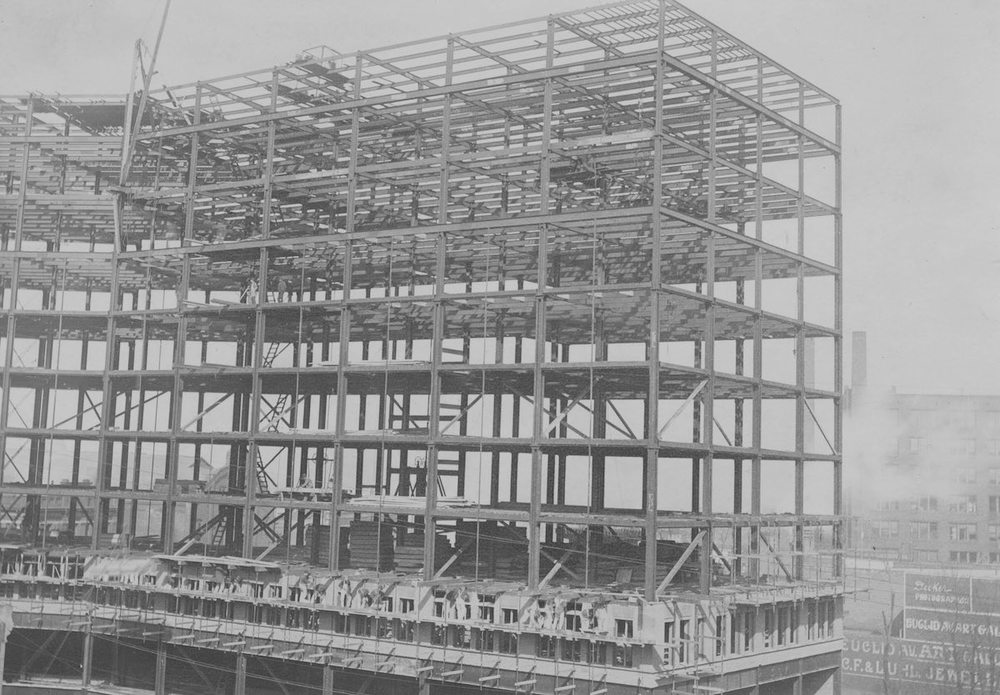 Construction of New England Building