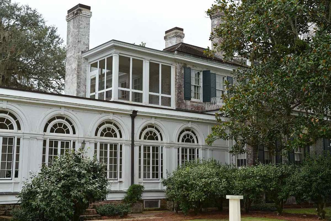Enclosed Loggia on Rear of Pebble Hill