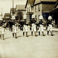 Cleveland Grays Marching in 1915