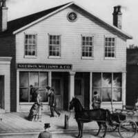 Drawing of Original Sherwin-Williams Co. Store Drawing of Original Sherwin-Williams Co. Store