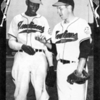 Satchell Paige and Bob Feller, ca. 1948