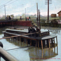 Flooded Streetcar, 1914