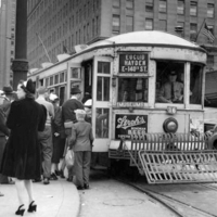 Euclid Avenue Streetcar, ca. 1940s